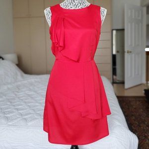 Red Asymmetrical Dress
